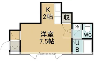 ティーハウス【2階】の間取り